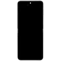 Внутрішній дисплейний модуль (OLED) з рамкою для Samsung Galaxy Z Flip 5 5G (US & International) (Service Pack) (Cream)