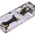 Внутрішній дисплейний модуль (OLED) з рамкою для Samsung Galaxy Z Flip 5 5G (US & International) (Service Pack) (Lavender)