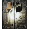 Inner OLED Assembly With Frame For Samsung Galaxy Z Fold 5 5G (US & International) (Service Pack) (Cream)