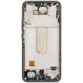 OLED Assembly With Frame For Samsung Galaxy A34 5G (A346 / 2023) (Service Pack) (Graphite)
