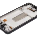 OLED Assembly With Frame For Samsung Galaxy A34 5G (A346 / 2023) (Service Pack) (Graphite)