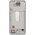 OLED Assembly With Frame Compatible For Samsung Galaxy A34 5G (A346 / 2023) (Service Pack) (Silver)