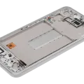 OLED Assembly With Frame Compatible For Samsung Galaxy A34 5G (A346 / 2023) (Service Pack) (Silver)