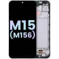 OLED Assembly With Frame Compatible For Samsung Galaxy M15 (M156 / 2024) (Service Pack) (Gray)