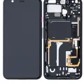 OLED Assembly With Frame For Google Pixel 4 (Refurbished) (Pink Power Button)
