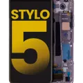 LCD Assembly With Frame For LG Stylo 5 (Refurbished) (Blonde Rose)
