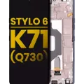 LCD Assembly With Frame For LG Stylo 6 / K71 (Refurbished) (Black)