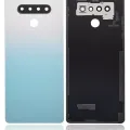 Back cover Glass With Camera Lens For LG Stylo 6 / K71 (Blue)