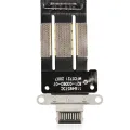 Charging Port Flex Cable For iPad Pro 11" 3rd Gen (2021) / Pro 11" 4th Gen (2022) / iPad Pro 12.9" 5th Gen (2021) / Pro 12.9" 6th Gen (2022) (Space Gray) (Aftermarket Plus)
