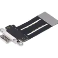 Charging Port Flex Cable For iPad Pro 11" 3rd Gen (2021) / Pro 11" 4th Gen (2022) / iPad Pro 12.9" 5th Gen (2021) / Pro 12.9" 6th Gen (2022) (Silver) (Aftermarket Plus)