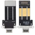Charging Port Flex Cable For iPad Pro 11" 3rd Gen (2021) / Pro 11" 4th Gen (2022) / iPad Pro 12.9" 5th Gen (2021) / Pro 12.9" 6th Gen (2022) (Silver) (Premium)