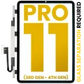 Digitizer For iPad Pro 11" 3rd Gen (2021) / Pro 11" 4th Gen (2022) (OCA Pre-Installed & Glass Separation Required) (Premium) (All Colors)