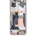 OLED Assembly With Frame For LG V60 ThinQ 5G UW (Verizon 5G UW Frame Only) (Used OEM Pull: Grade B/C) (Classy Blue / Gold Frame)