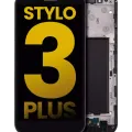 LCD Assembly With Frame For LG Stylo 3 Plus (TP450 / MP450 / M470) (Refurbished) (Black)