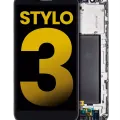 LCD Assembly With Frame For LG Stylo 3 (Refurbished) (Black)