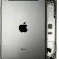 Back Housing W/ Small Components Pre-Installed For iPad Mini 4 (WIFI cellular) (Used OEM Pull: Grade C) (Space Gray)
