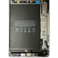 Back Housing W/ Small Components Pre-Installed For iPad Mini 4 (WIFI cellular) (Used OEM Pull: Grade C) (Space Gray)