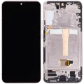 OLED Assembly With Frame For Samsung Galaxy S22 Plus 5G (US & International Version) (Aftermarket Plus) (Pink Gold / Violet)