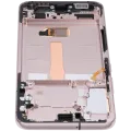 OLED Assembly With Frame For Samsung Galaxy S22 Plus 5G (US & International Version) (Aftermarket Plus) (Pink Gold / Violet)