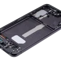 OLED Assembly With Frame For Samsung Galaxy S22 Plus 5G (Used OEM Pull: Grade B/C) (Phantom Black)