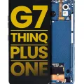LCD Assembly With Frame For LG G7 ThinQ / G7 Plus / G7 One (Refurbished) (Moroccan Blue)