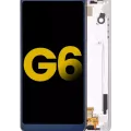 LCD Assembly With Frame For LG G6 (Refurbished) (Ice Platinum Silver)
