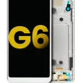 LCD Assembly With Frame For LG G6 (Refurbished) (Mystic White)