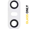 Back Camera Lens (Glass Only) With Adhesive For LG G6 (Mystic White)