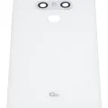 Back cover Glass With Adhesive Pre-Installed For LG G6 (Mystic White)