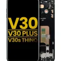 OLED Assembly With Frame For LG V30 / V30 Plus / V30S ThinQ (Refurbished) (Aurora Black)