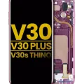 OLED Assembly With Frame For LG V30 / V30 Plus / V30S ThinQ (Refurbished) (Raspberry Rose)