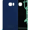 Back Cover Glass For Samsung Galaxy S6 Edge (Service Pack) (Black Sapphire)