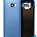 Back Cover Glass With Camera Lens For Samsung Galaxy S8 Plus (Service Pack) (Coral Blue)