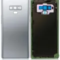 Back Cover Glass With Camera Lens For Samsung Galaxy Note 9 (Service Pack) (Cloud Silver)