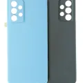 Back Cover Glass For Samsung Galaxy A52 4G (A525 / 2021) (Service Pack) (Awesome Blue)