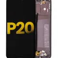 LCD Assembly With Frame For Huawei P20 (Refurbished) (Black)