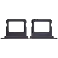 Single Sim Card Tray For iPhone 16 / 16 Plus (Black)