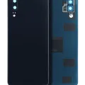 Back cover Glass With Camera Lens For Huawei P20 (Black)