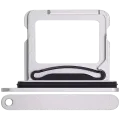 Dual Sim Card Tray For iPhone 16 / 16 Plus (White)