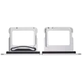 Dual Sim Card Tray For iPhone 16 / 16 Plus (White)