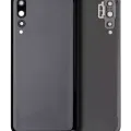 Back cover Glass With Camera Lens For Huawei P20 Pro (Black)