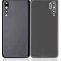 Back cover Glass With Camera Lens For Huawei P20 Pro (Black)