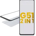 2 in 1 Front Glass With OCA Pre-Installed For Motorola Moto G51 5G (XT2171 / 2021)