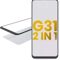 2 in 1 Front Glass With OCA Pre-Installed For Motorola Moto G31 (XT2173 / 2021)