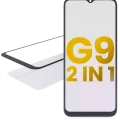 2 in 1 Front Glass With OCA Pre-Installed For Motorola Moto G9 (2020)