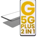 2 in 1 Front Glass With OCA Pre-Installed For Motorola Moto G 5G Plus (XT2075 / 2020)