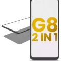 2 in 1 Front Glass With OCA Pre-Installed For Motorola Moto G8 (XT2045-1 / 2020)