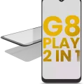 2 in 1 Front Glass With OCA Pre-Installed For Motorola Moto G8 Play (XT2015 / 2019)