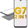 2 in 1 Front Glass With OCA Pre-Installed For Motorola Moto G7 (XT1962 / 2019)