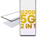 2 in 1 Front Glass With OCA Pre-Installed For Motorola Moto G200 5G (XT2175 / 2022)